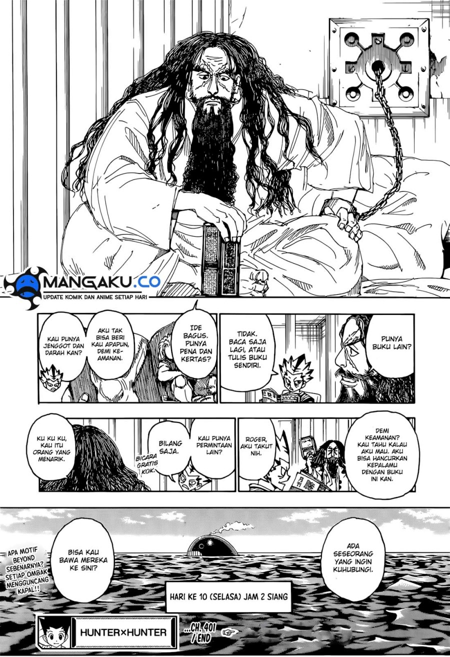 Hunter x Hunter Chapter 401 - halaman 21