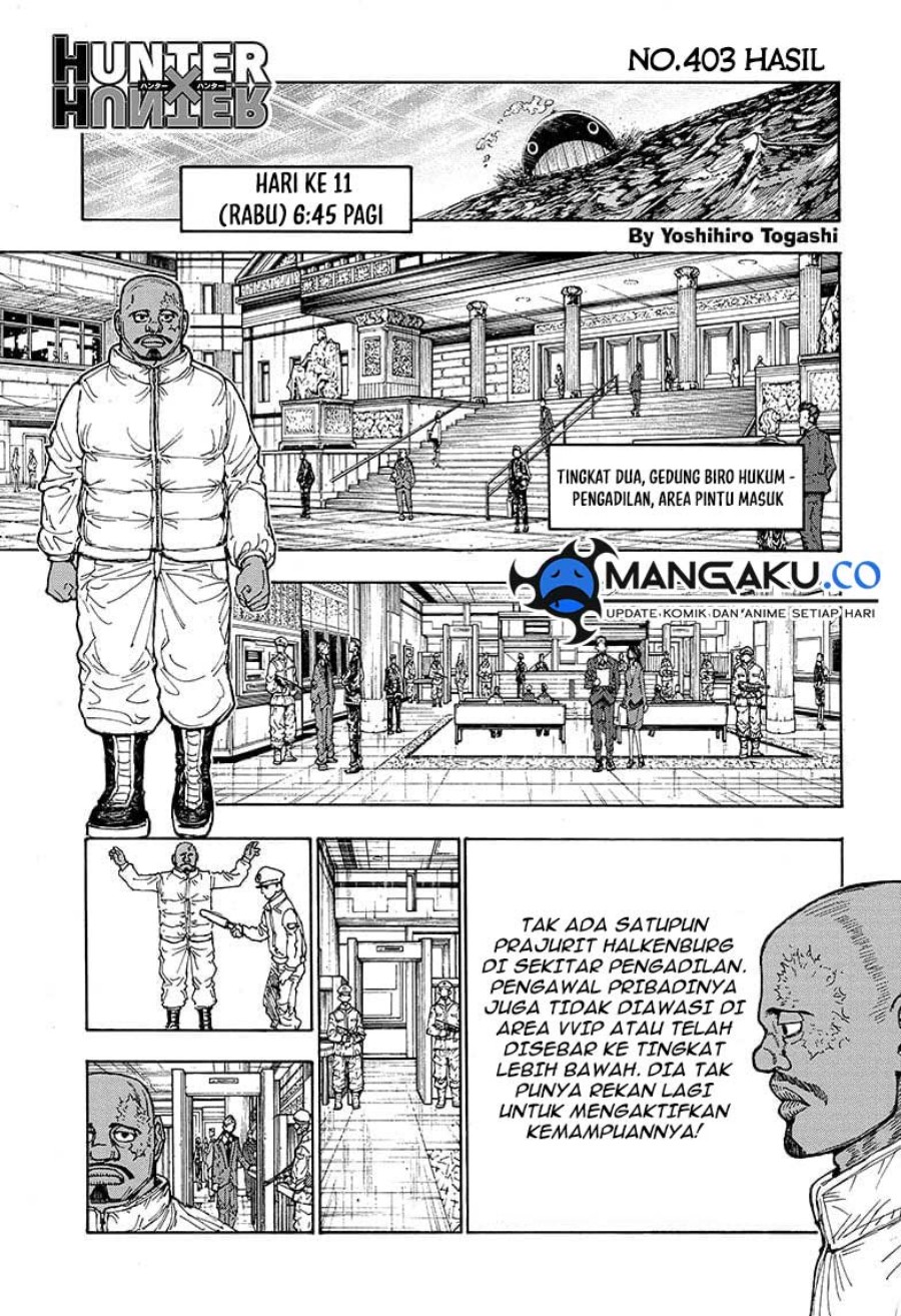 Hunter x Hunter Chapter 403 - halaman 2