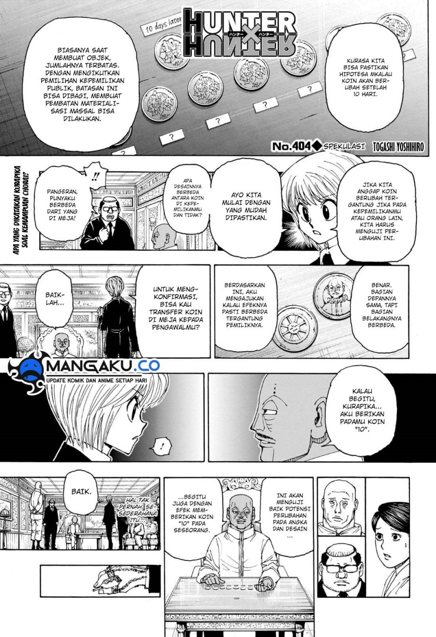 Hunter x Hunter Chapter 404 - halaman 2