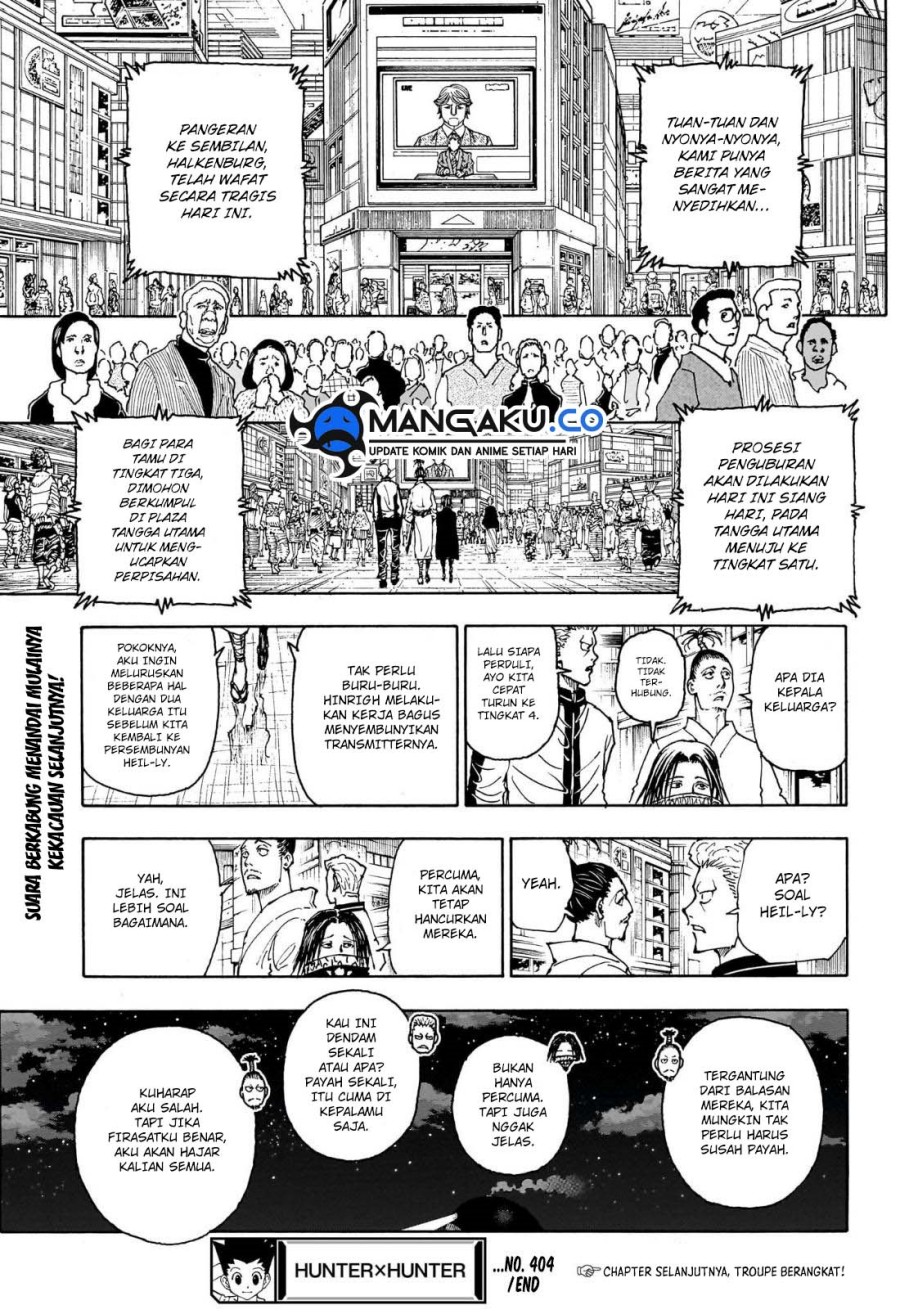 Hunter x Hunter Chapter 404 - halaman 20