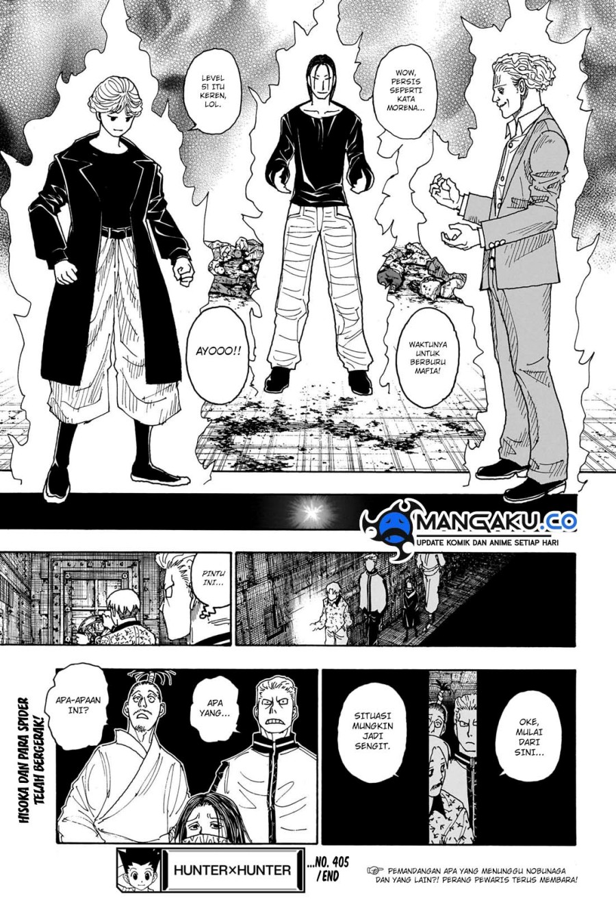 Hunter x Hunter Chapter 405 - halaman 20