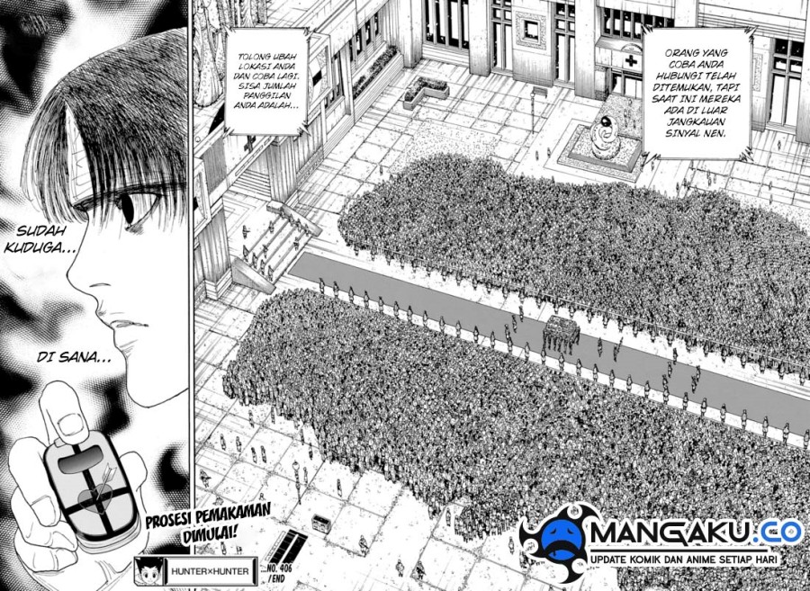 Hunter x Hunter Chapter 406 - halaman 18