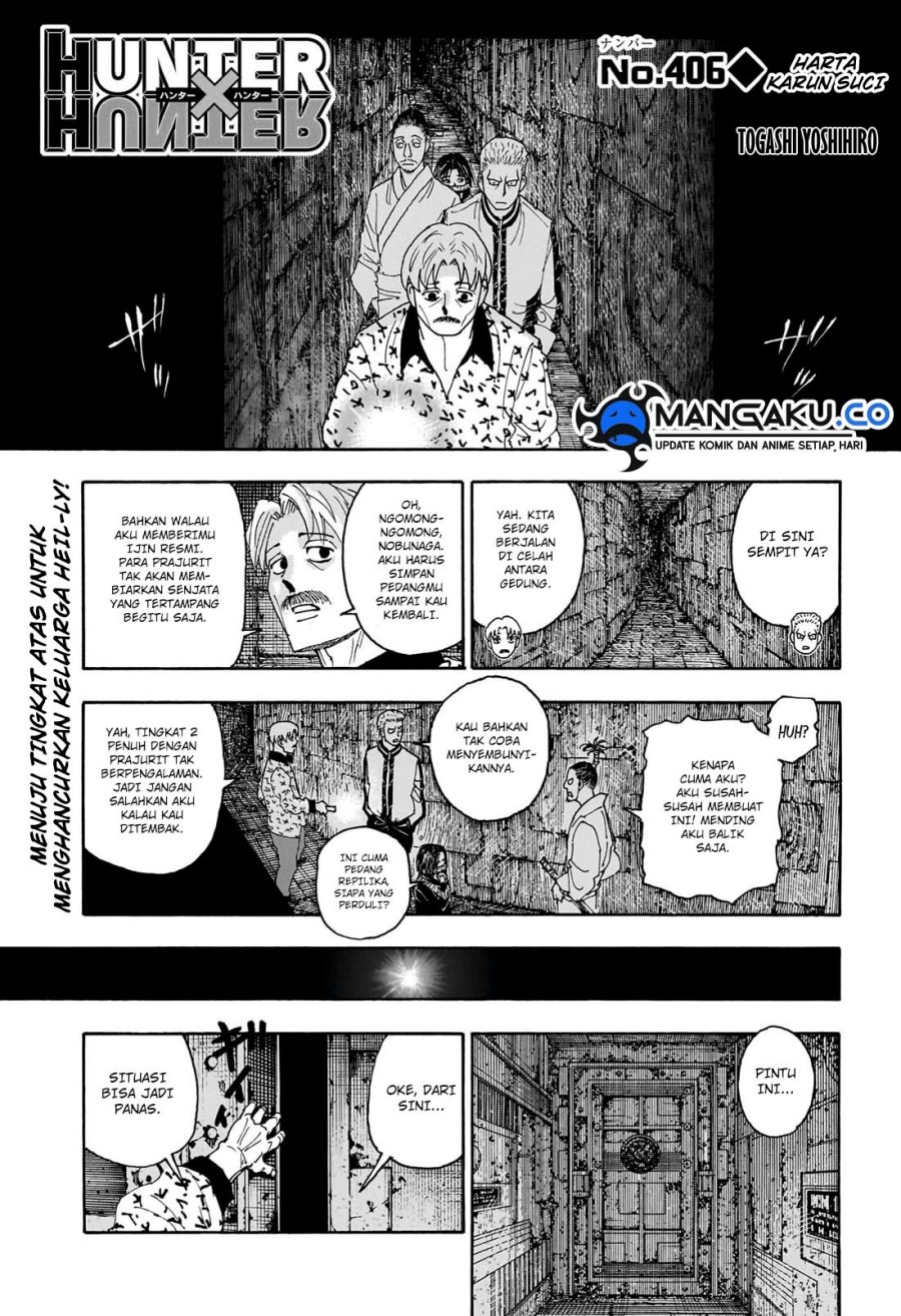 Hunter x Hunter Chapter 406 - halaman 2