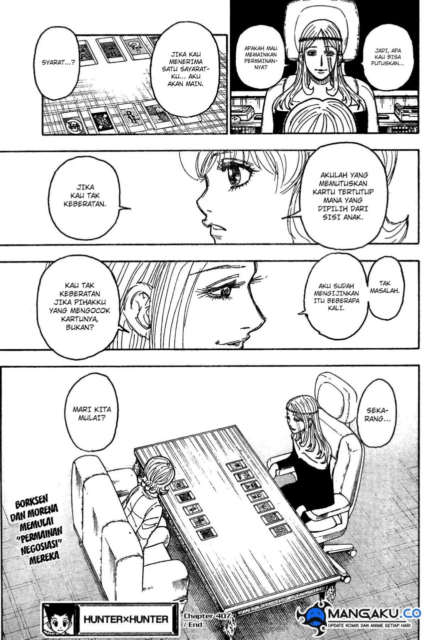 Hunter x Hunter Chapter 407 - halaman 13