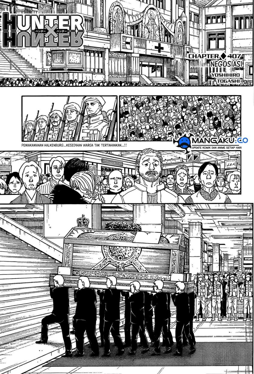 Hunter x Hunter Chapter 407 - halaman 2