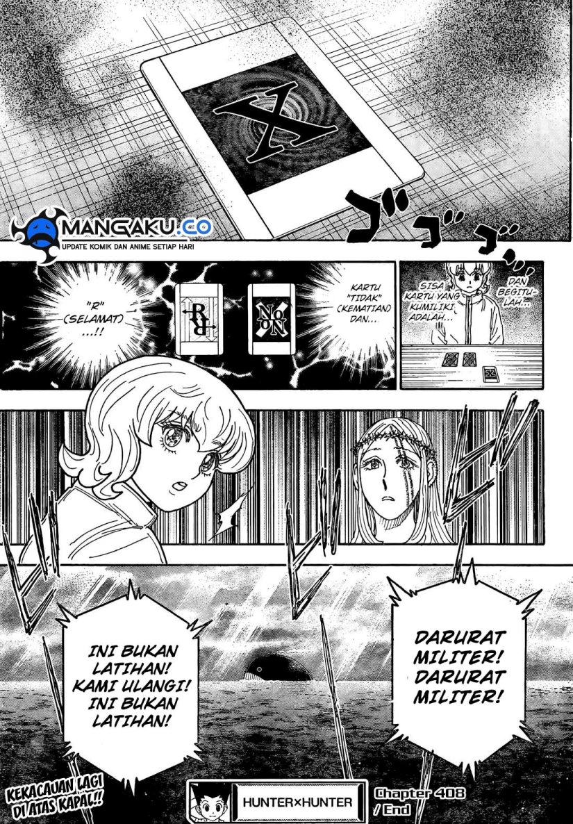 Hunter x Hunter Chapter 408 - halaman 15