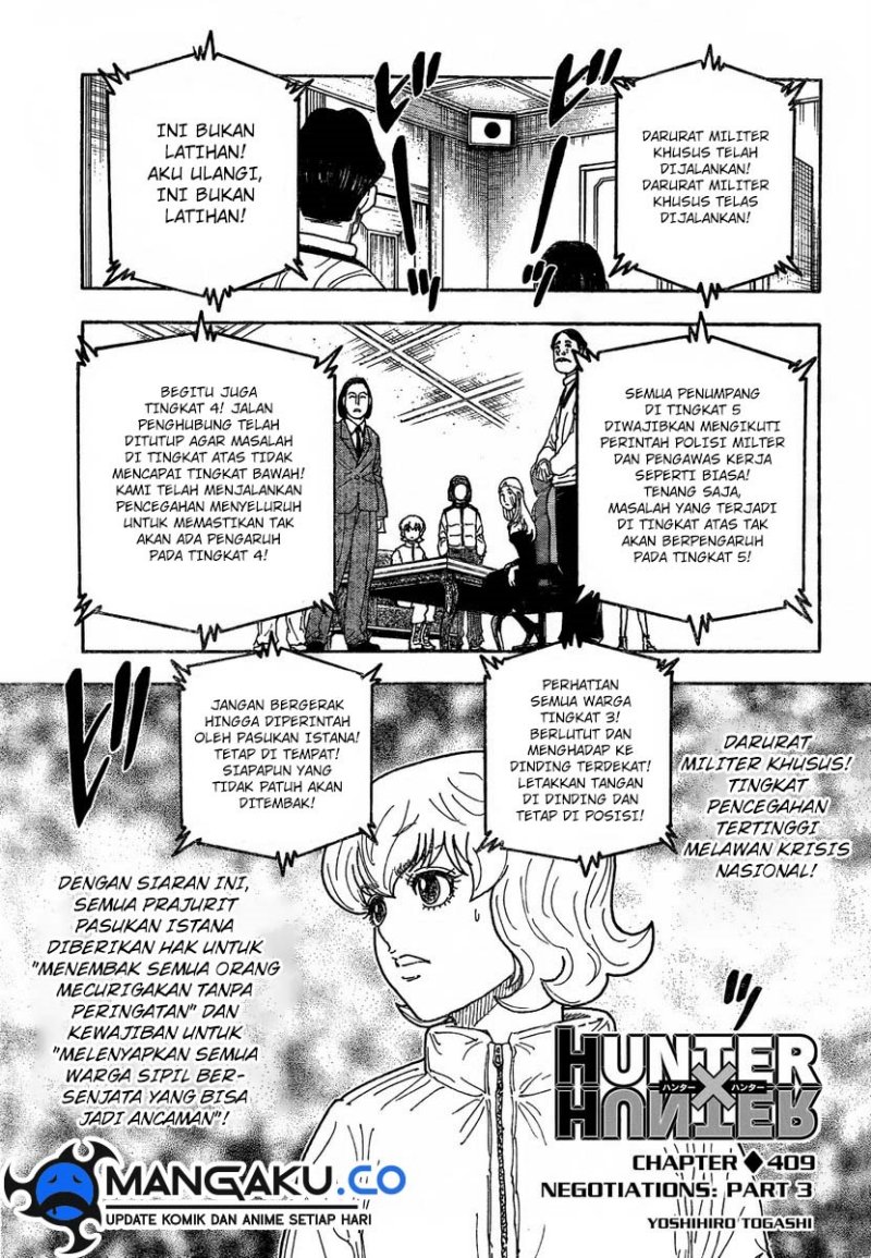 Hunter x Hunter Chapter 409 - halaman 2