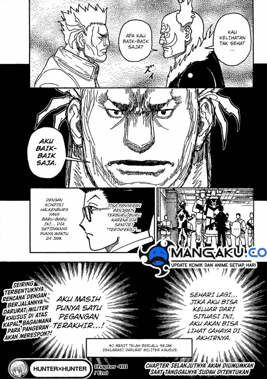 Hunter x Hunter Chapter 410 - halaman 17
