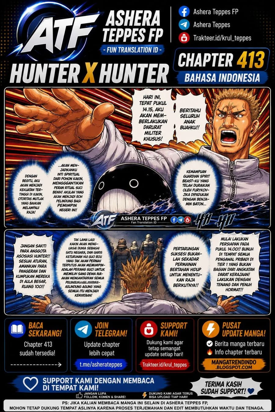 Hunter x Hunter Chapter 413 - halaman 1