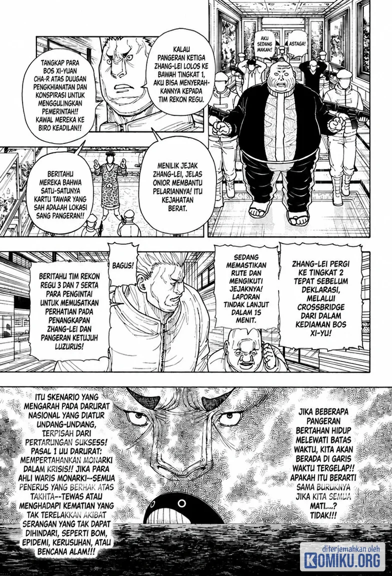 Hunter x Hunter Chapter 417 - halaman 17