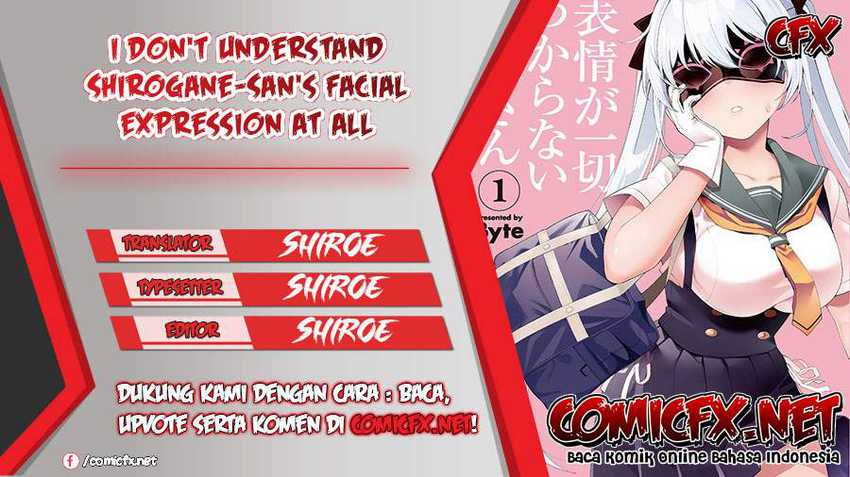 Hyoujou ga Issai Wakaranai Shirogane-san Chapter 1.1 - halaman 1