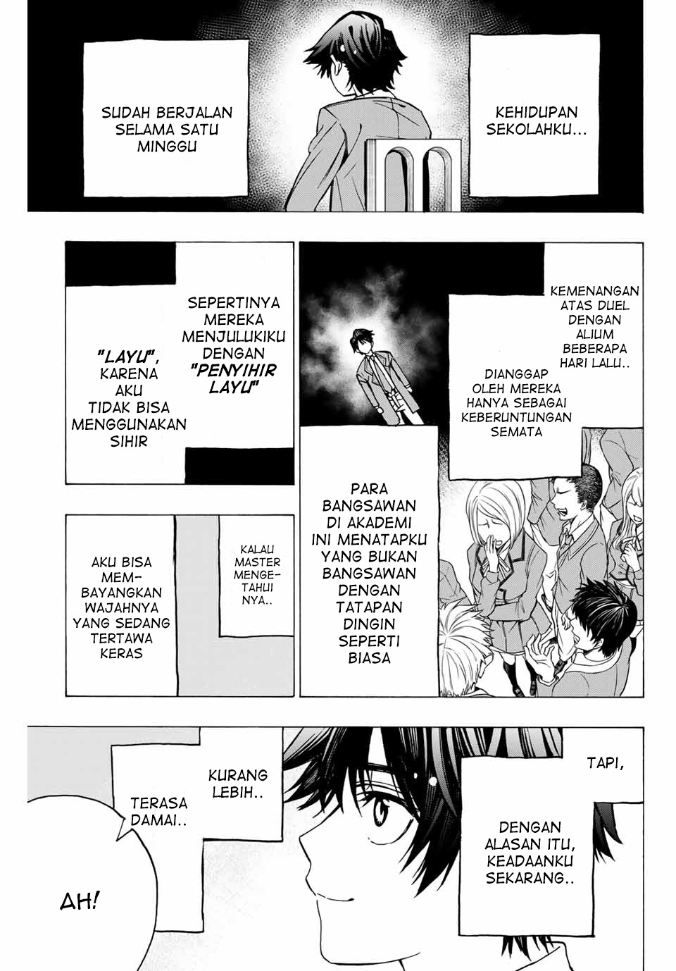 Hyouken no Majutsushi ga Sekai wo Suberu: Sekai Saikyou no Majutsushi de Aru Shounen wa, Majutsu Gakuin ni Nyuugaku suru Chapter 2.1 - halaman 8
