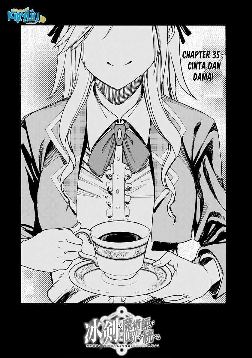Hyouken no Majutsushi ga Sekai wo Suberu: Sekai Saikyou no Majutsushi de Aru Shounen wa, Majutsu Gakuin ni Nyuugaku suru Chapter 35 - halaman 5