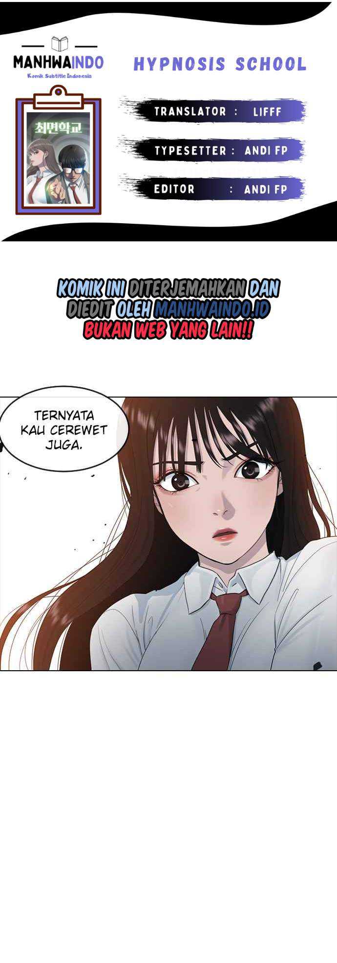 Hypnosis School Chapter 10 - halaman 1