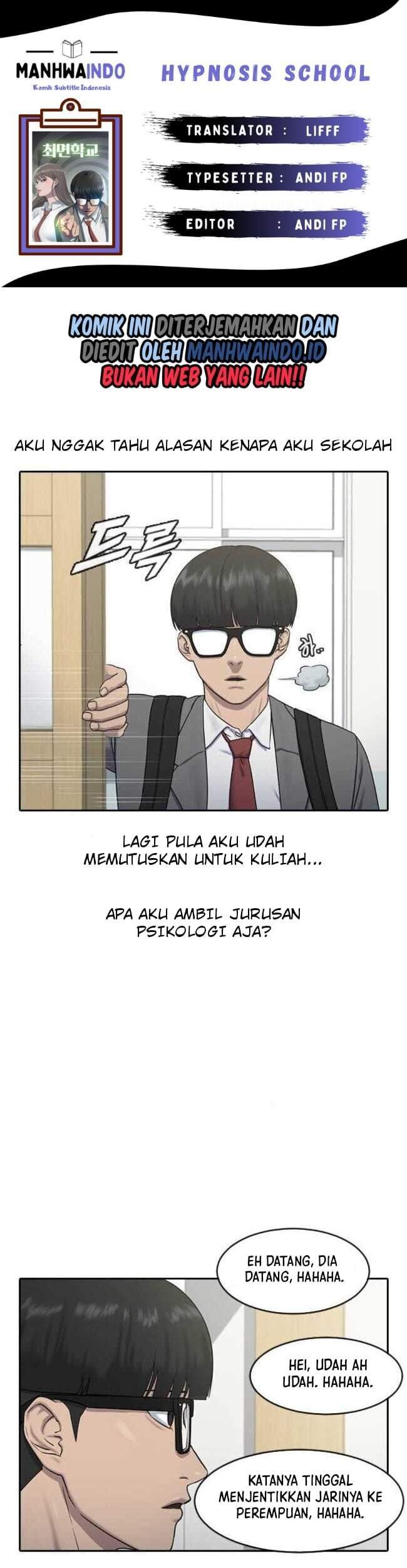 Hypnosis School Chapter 4 - halaman 1