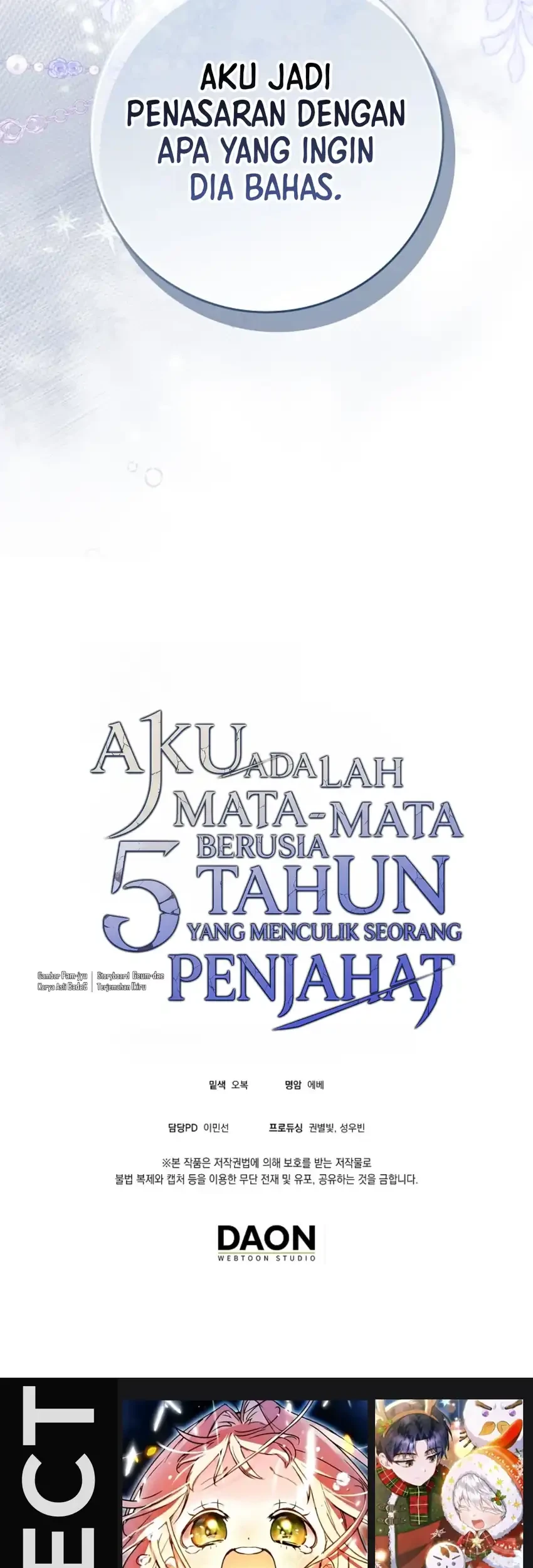 I Am the 5-Year-Old Spy Who Kidnapped the Villain Chapter 37 - halaman 83