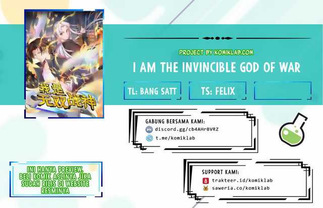 I Am the Invincible God of War Chapter 31 - halaman 1