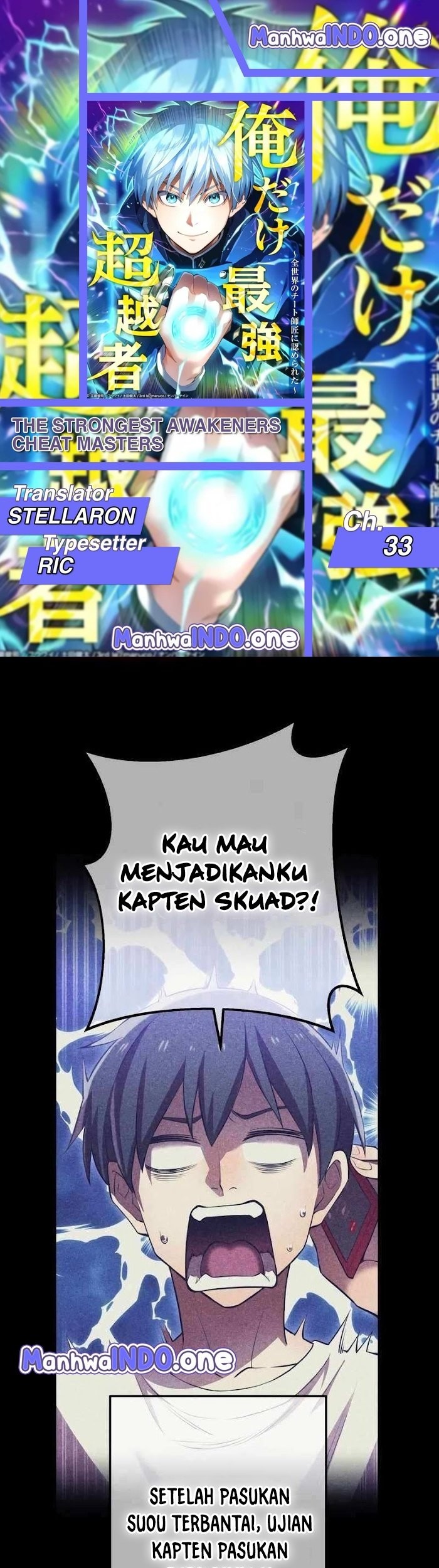 I Am the Strongest Awakeners, Recognized by All of the World’s Cheat Masters Chapter 33 - halaman 1