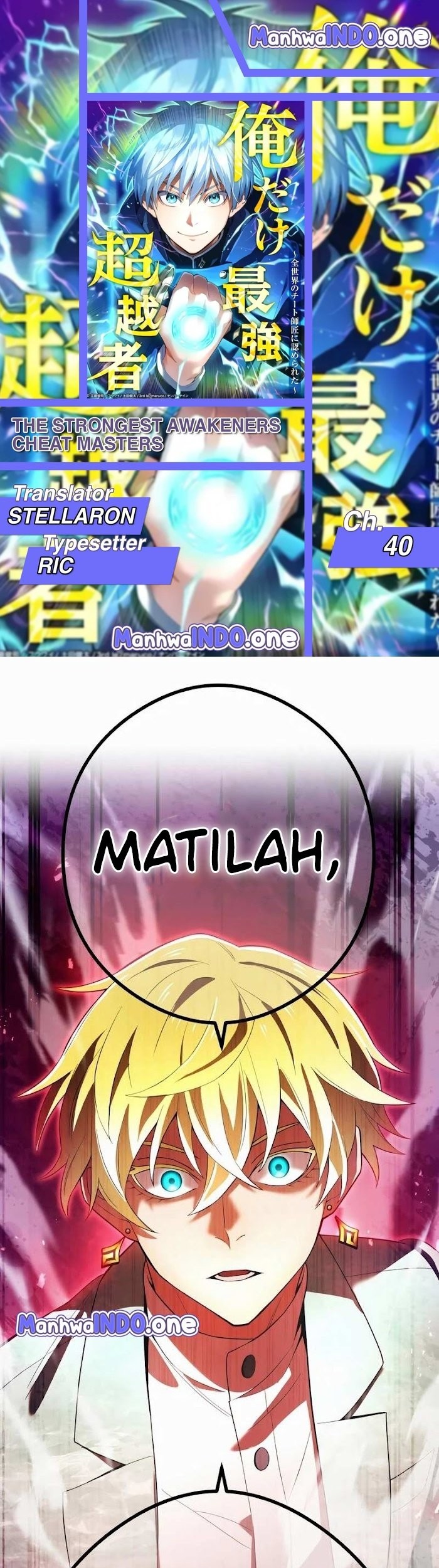 I Am the Strongest Awakeners, Recognized by All of the World’s Cheat Masters Chapter 40 - halaman 1