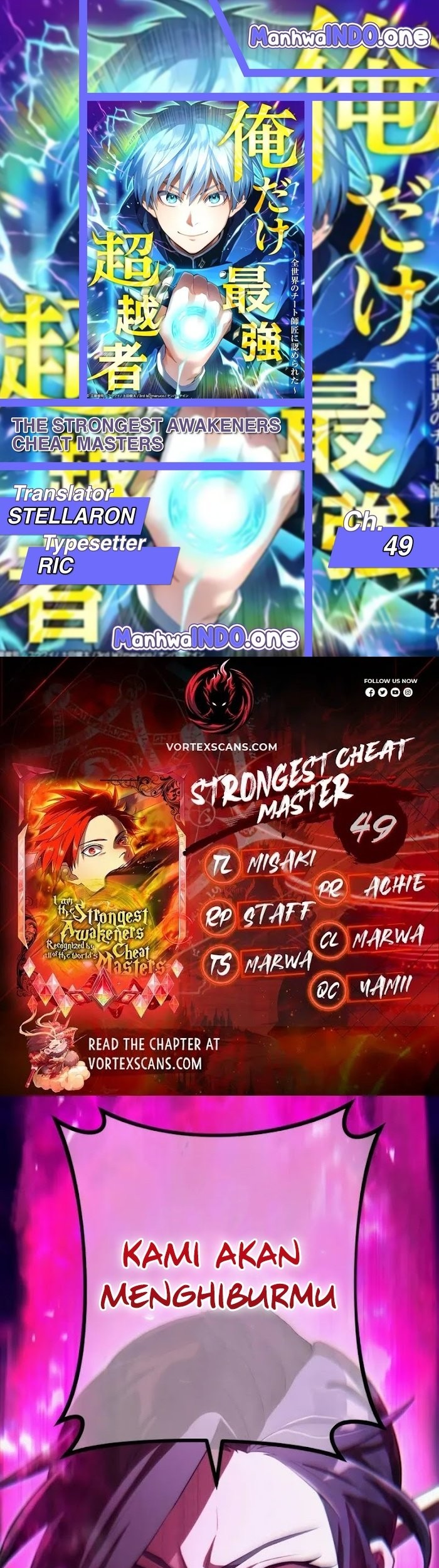 I Am the Strongest Awakeners, Recognized by All of the World’s Cheat Masters Chapter 49 - halaman 1
