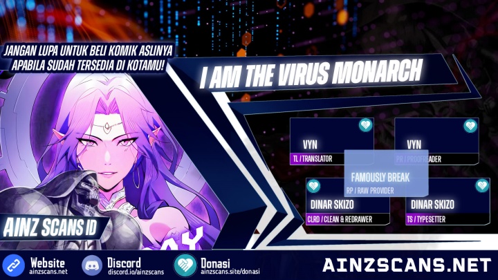 I Am the Virus Monarch Chapter 62 - halaman 1