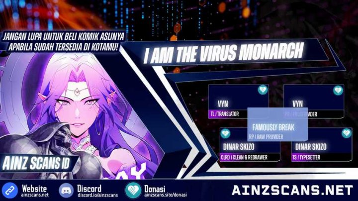 I Am the Virus Monarch Chapter 68 - halaman 1