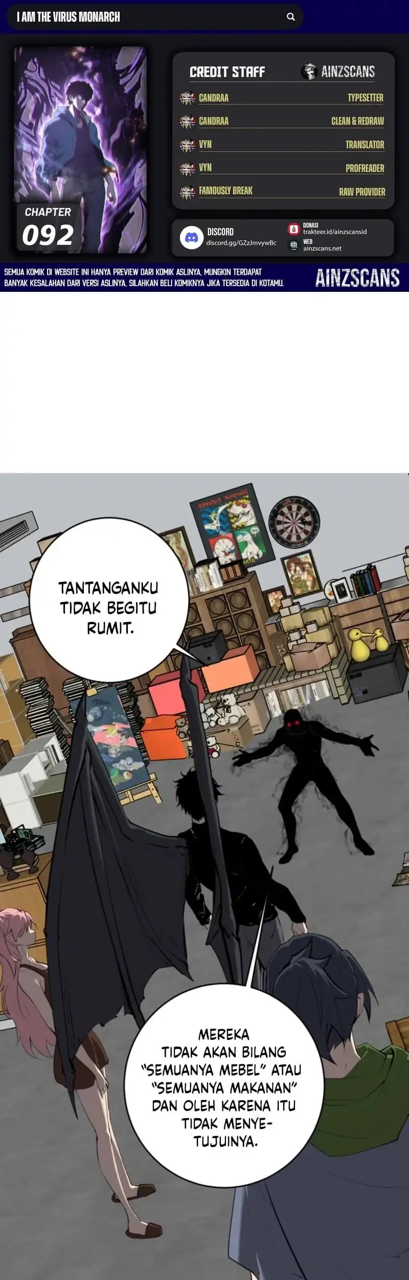 I Am the Virus Monarch Chapter 92 - halaman 1