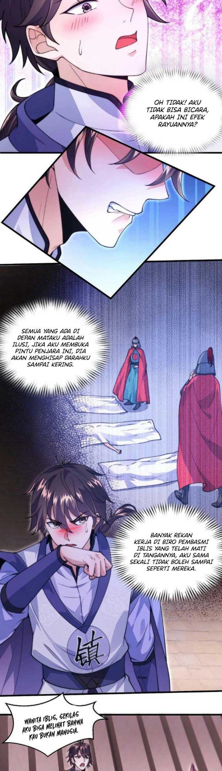 I Am Using My Body As Bait For Demons At The Demon Suppression Bureau Chapter 1 - halaman 9