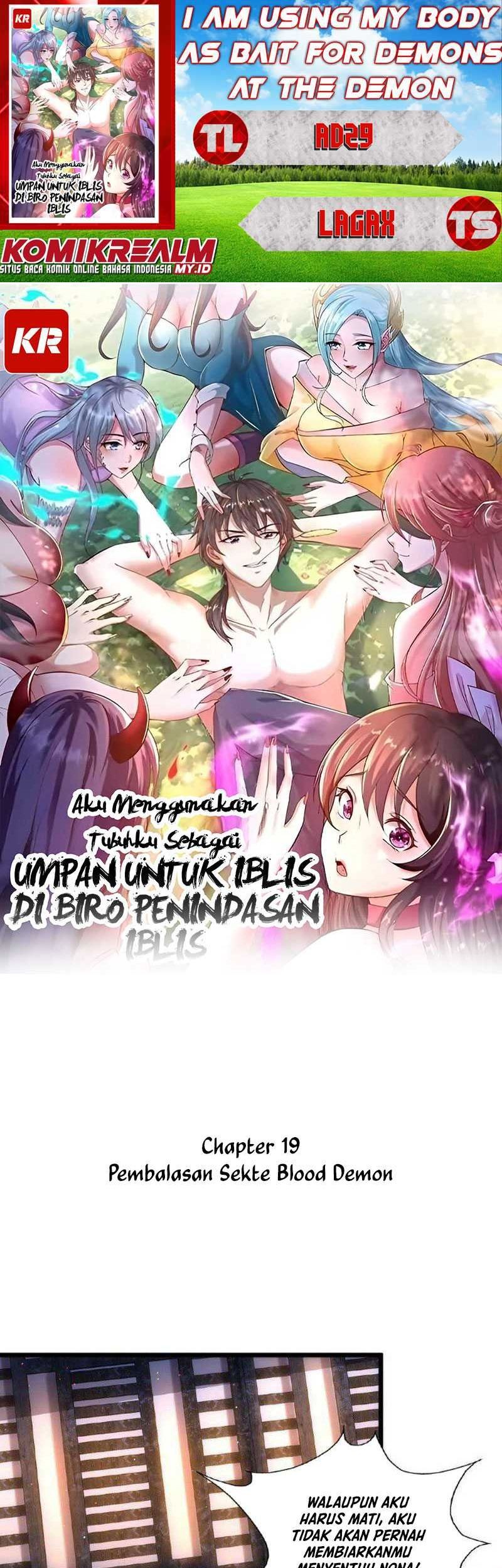 I Am Using My Body As Bait For Demons At The Demon Suppression Bureau Chapter 19 - halaman 1