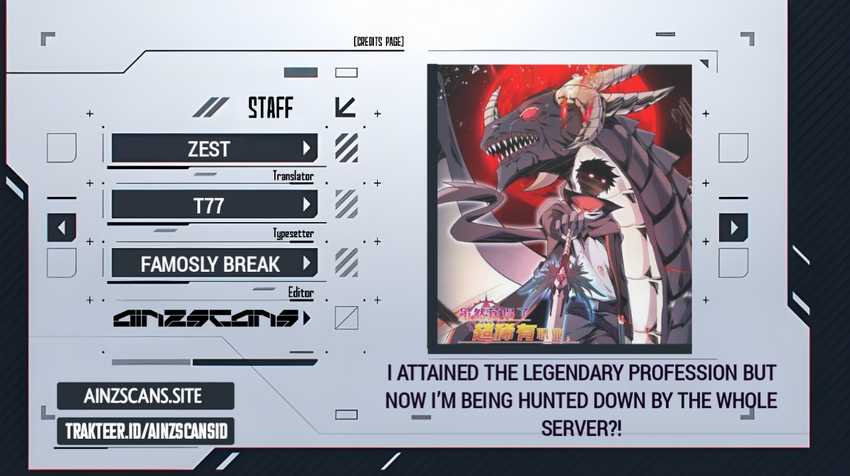 I Attained the Legendary Profession But Now I’m Being Hunted Down by the Whole Server?! Chapter 13 - halaman 1