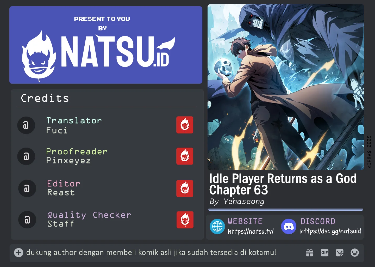 I Awoke as a God After Auto Battling For a Million Years (Idle Player Returns as a God) Chapter 63 - halaman 1