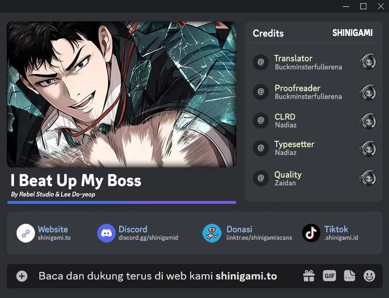 I Beat Up My Boss Chapter 18 - halaman 1