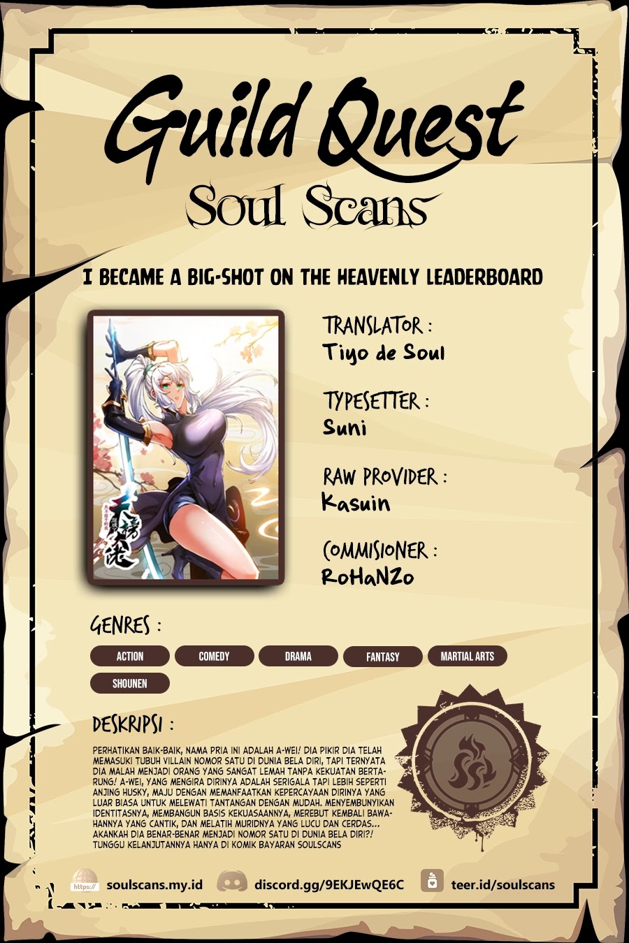I Became a Big-Shot on the Heavenly Leaderboard Chapter 26 - halaman 1