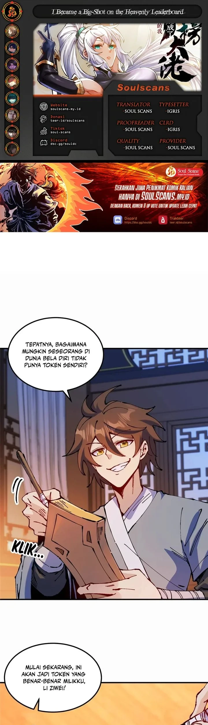 I Became a Big-Shot on the Heavenly Leaderboard Chapter 30 - halaman 1