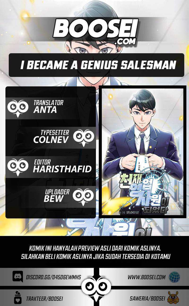 I Became a Genius Salesman Chapter 3 - halaman 1