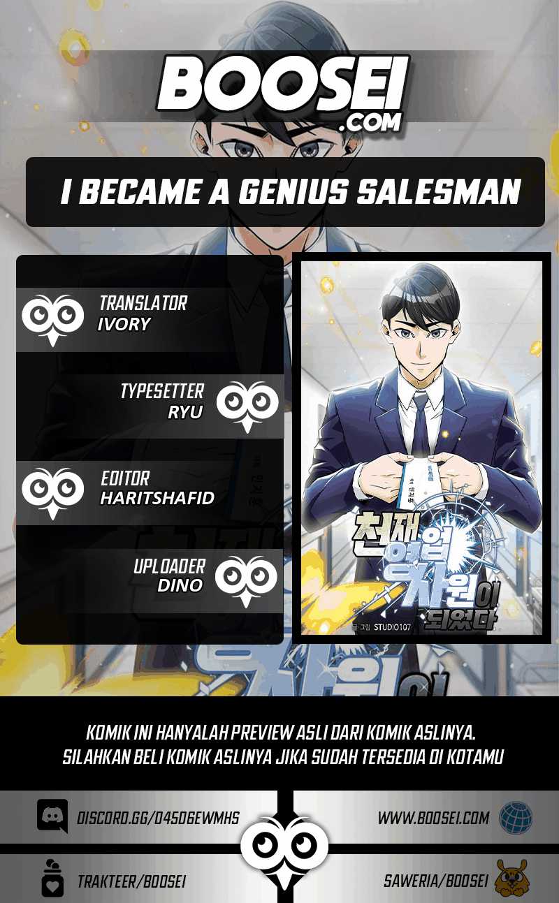 I Became a Genius Salesman Chapter 9 - halaman 1