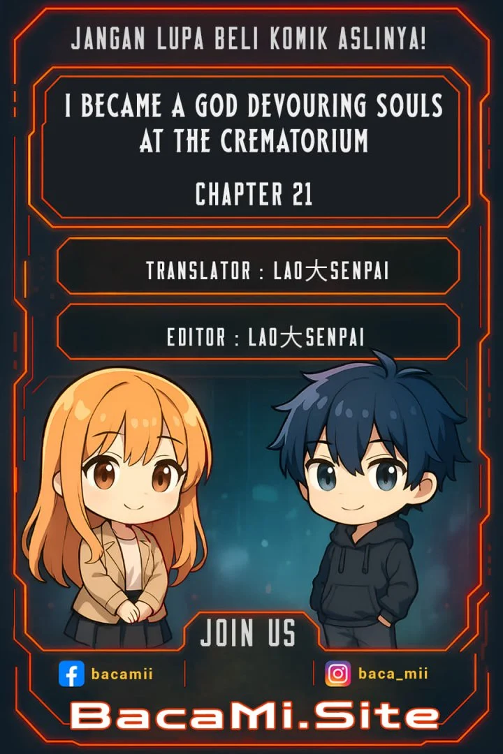 I Became a God Devouring Souls at the Crematorium Chapter 21 - halaman 1