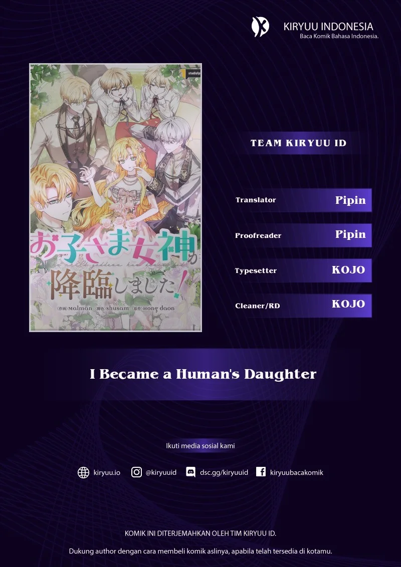 I Became a Human's Daughter Chapter 20 - halaman 1
