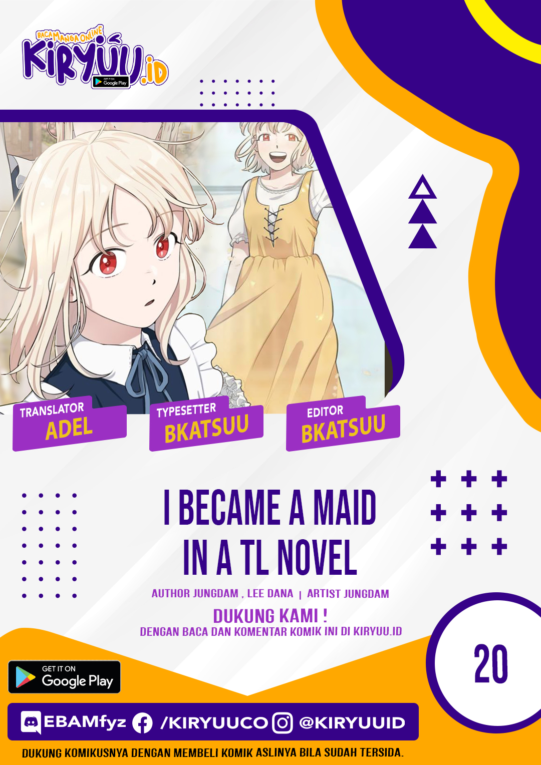 I Became a Maid in a TL Novel Chapter 20 - halaman 1