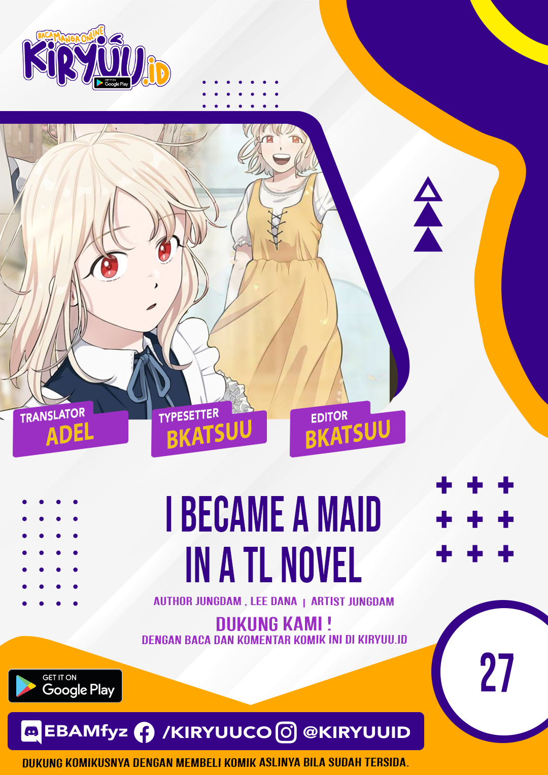 I Became a Maid in a TL Novel Chapter 27 - halaman 1