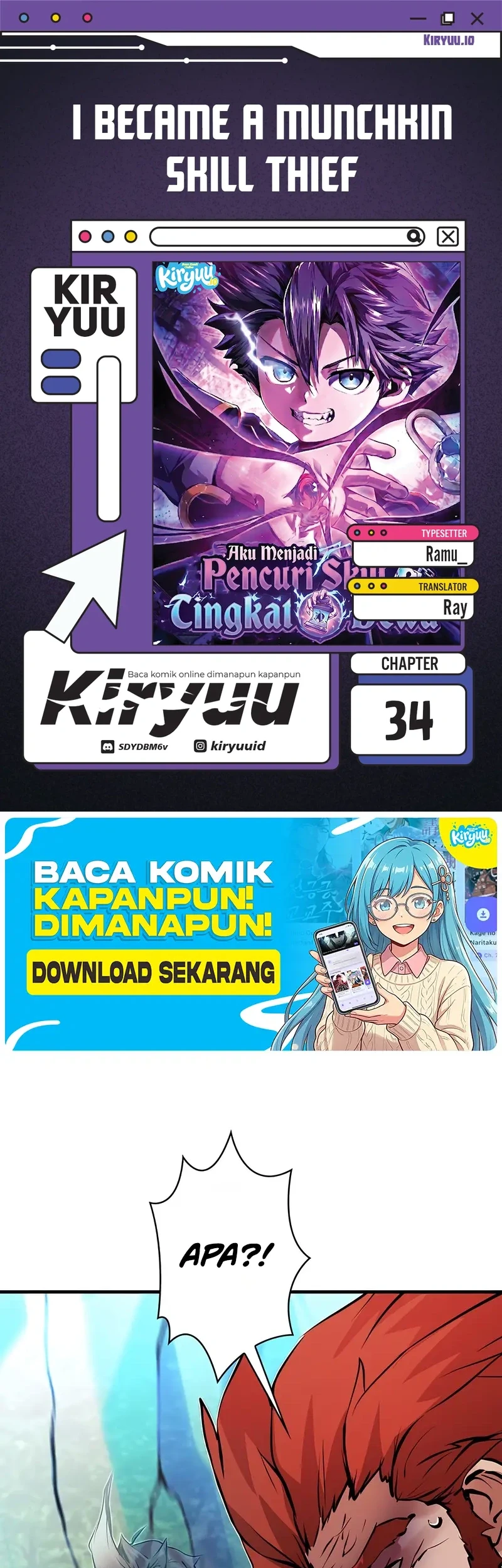 I Became a Munchkin Skill Thief Chapter 34 - halaman 1