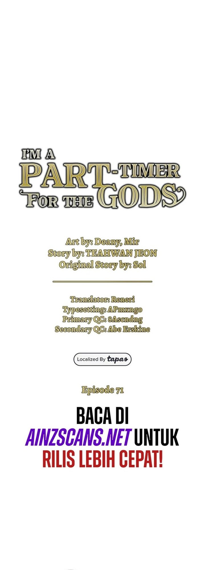 I Became A Part Time Employee For Gods (Albanara of the Gods) Chapter 71 - halaman 17