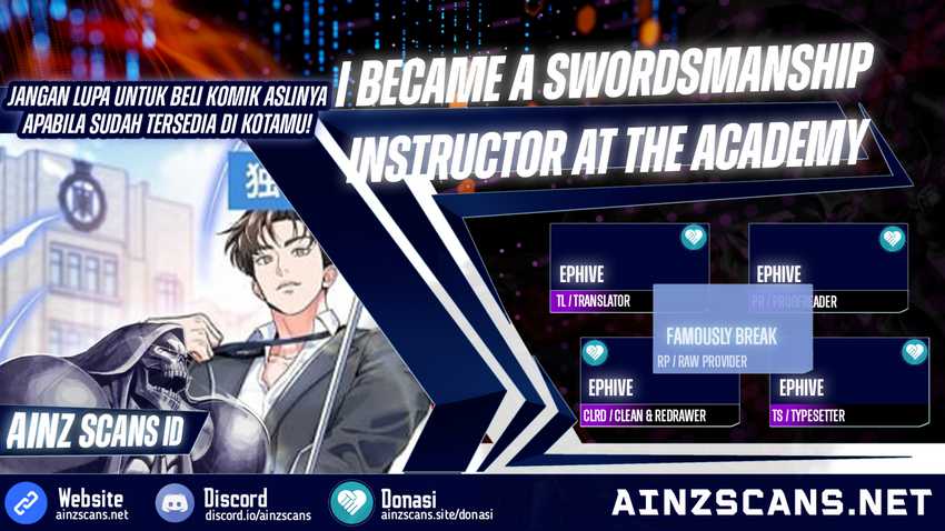 I Became a Swordsmanship Instructor at the Academy Chapter 1 - halaman 1