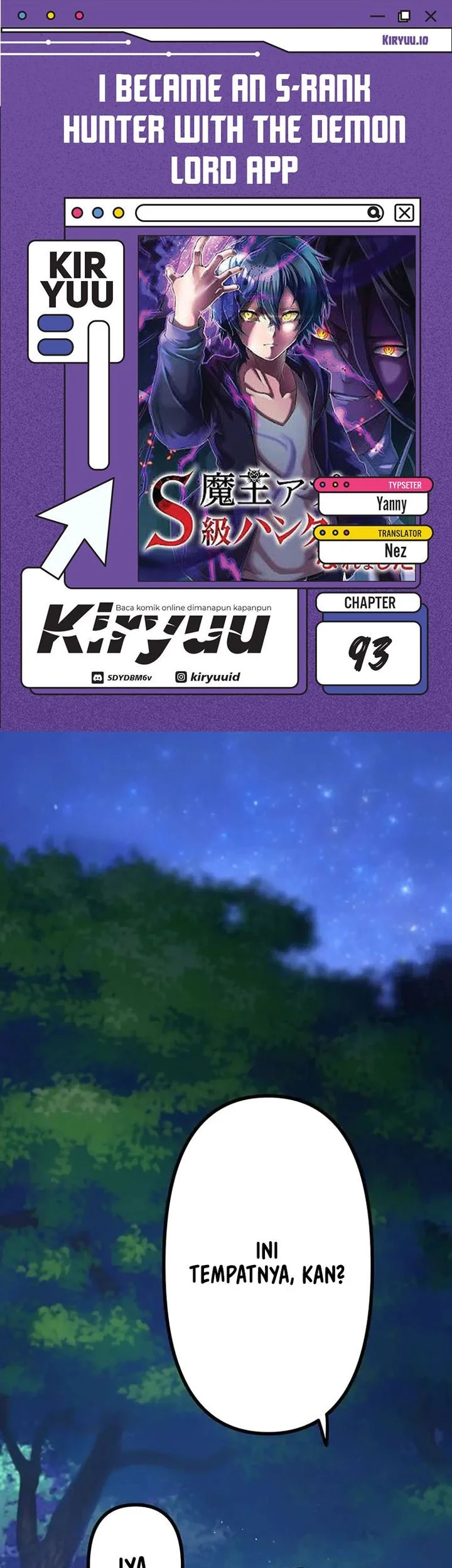 I Became an S-Rank Hunter With the Demon Lord App Chapter 93 - halaman 1