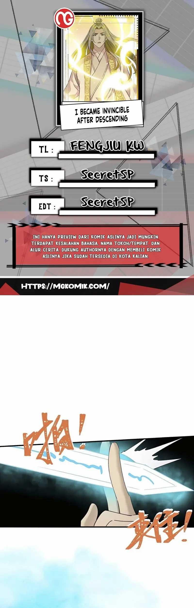 I Became Invincible After Descending Chapter 45 - halaman 1