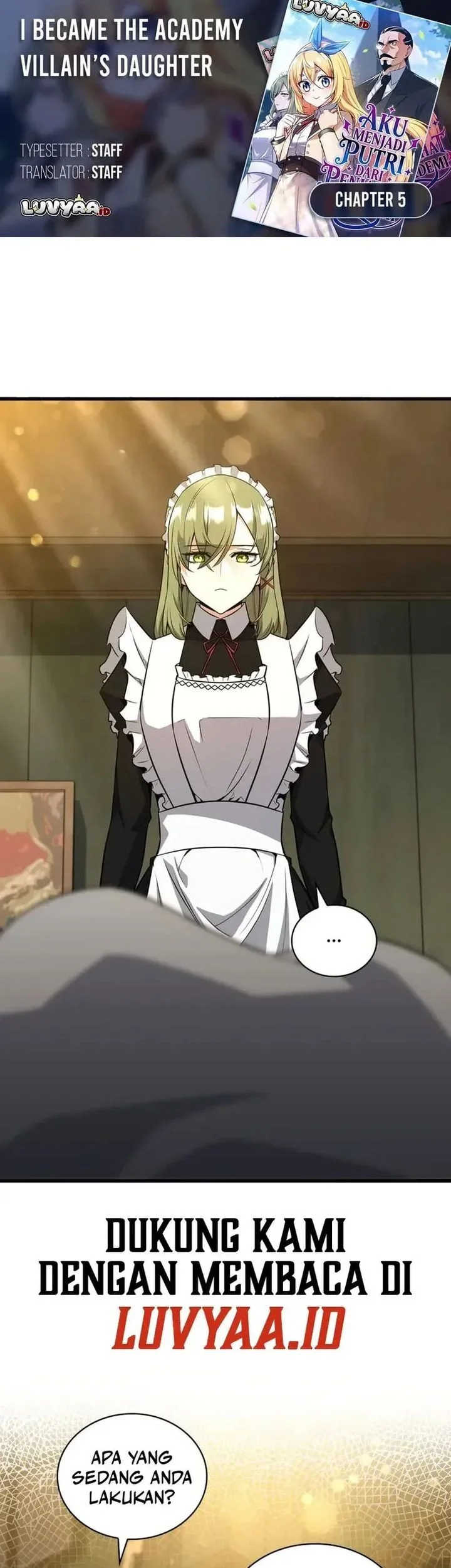 I Became the Academy Villain's Daughter Chapter 5 - halaman 1