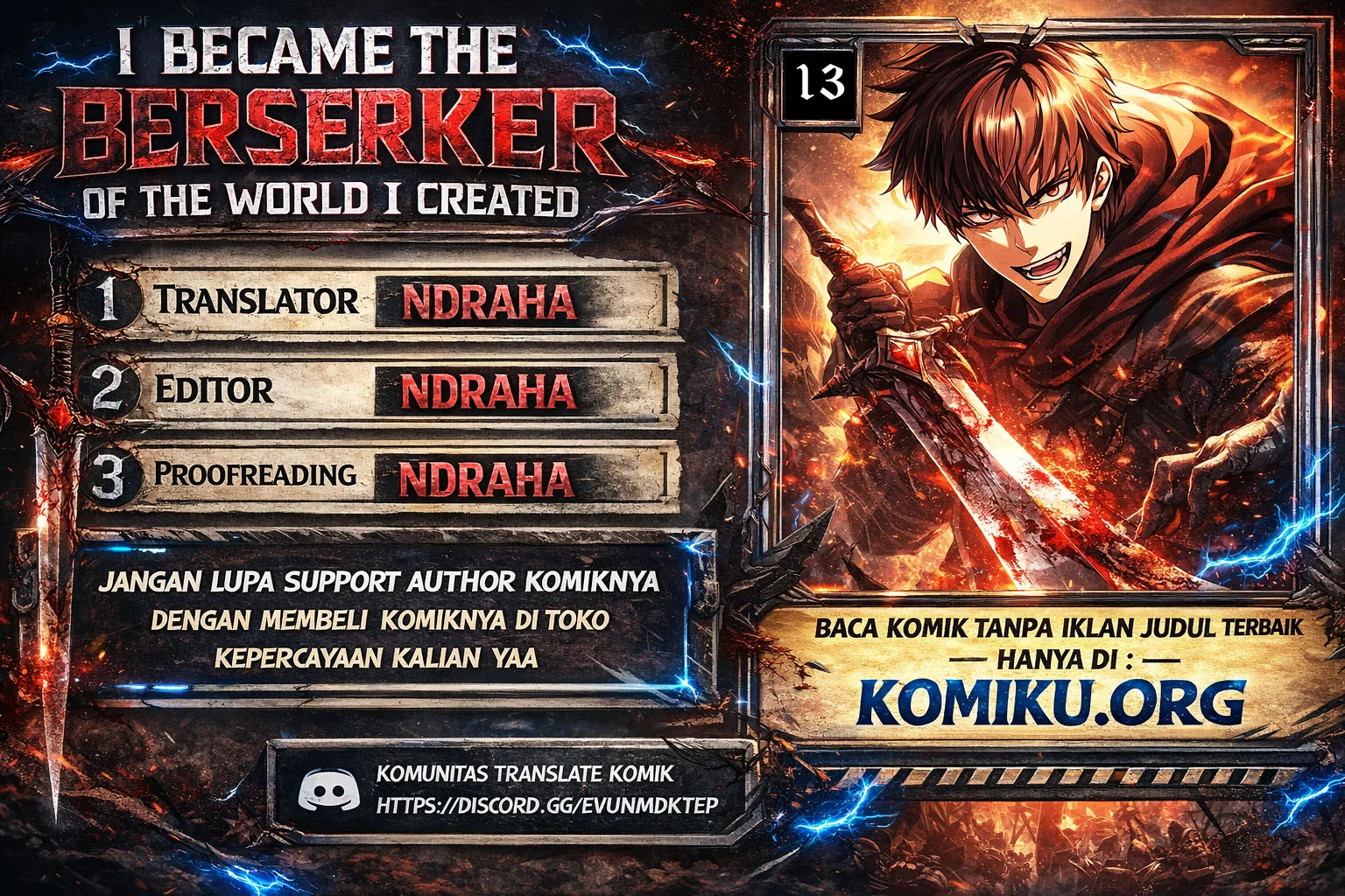 I Became the Berserker of the World I Created Chapter 13 - halaman 1