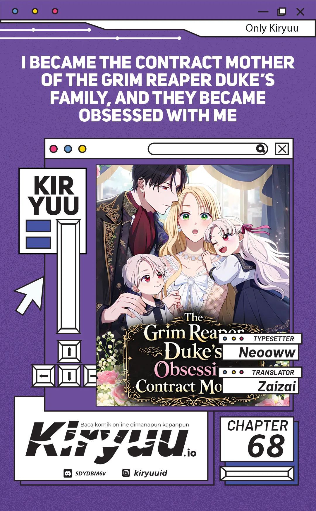 I Became the Contract Mother of the Grim Reaper Duke’s Family and They Became Obsessed With Me Chapter 68 - halaman 1