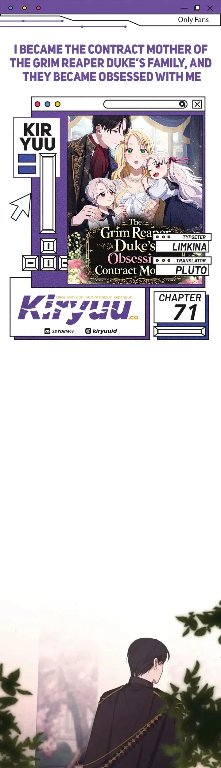 I Became the Contract Mother of the Grim Reaper Duke’s Family and They Became Obsessed With Me Chapter 71 - halaman 1