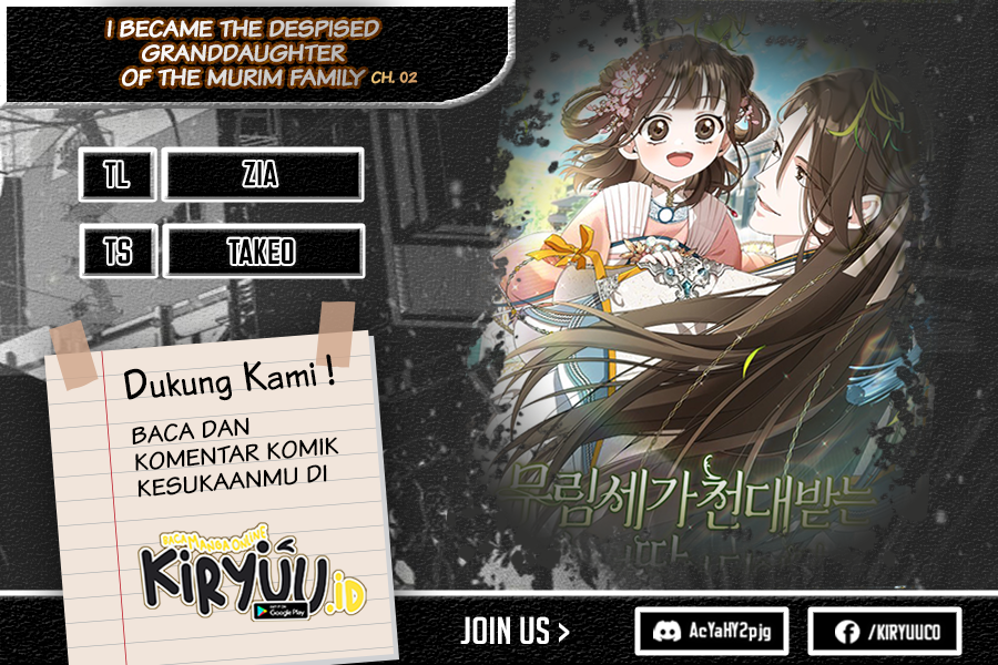 I Became the Despised Granddaughter of the Murim Family Chapter 2 - halaman 1